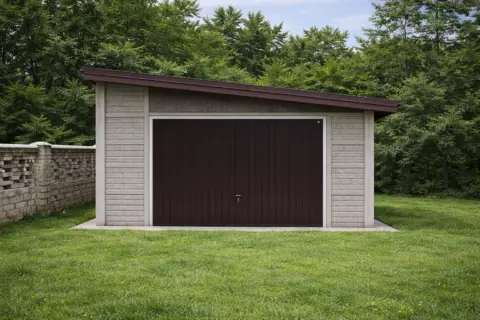 Solidne garaże z płyt betonowych – trwała konstrukcja i szybki montaż.